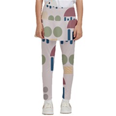 Art Background Abstract Design Kids  Skirted Pants