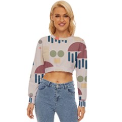 Art Background Abstract Design Lightweight Long Sleeve Sweatshirt