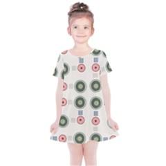 Art Design Round Drawing Abstract Kids  Simple Cotton Dress