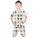 Art Design Round Drawing Abstract Kids  Tee and Shorts Set View1