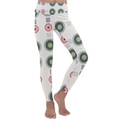 Art Design Round Drawing Abstract Kids  Lightweight Velour Classic Yoga Leggings