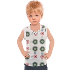 Art Design Round Drawing Abstract Kids  Sport Tank Top