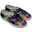 Whale Moon Ocean Digital Art Men s Classic Low Top Sneakers View3