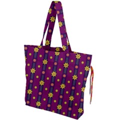 Background Graphic Decor Backdrop Drawstring Tote Bag