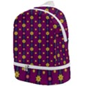 Background Graphic Decor Backdrop Zip Bottom Backpack View1