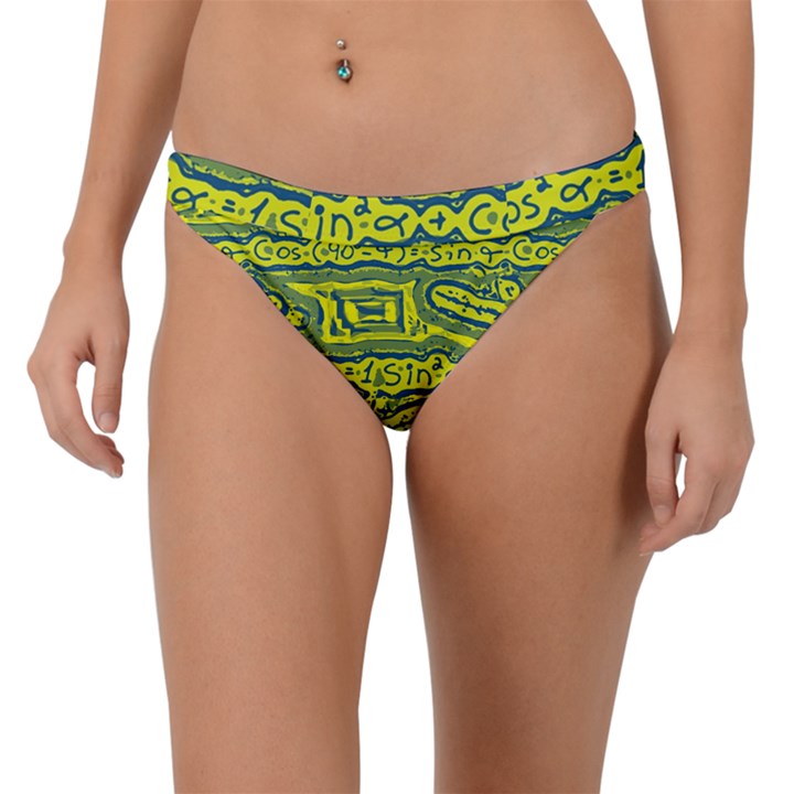 Abstract Background Graphic Band Bikini Bottom