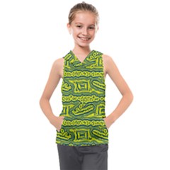 Abstract Background Graphic Kids  Sleeveless Hoodie by Jancukart