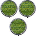 Abstract Background Graphic Mini Round Pill Box (Pack of 3) View1