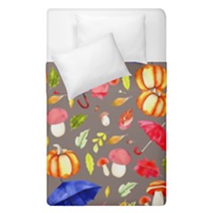 Autumn Seamless Background Leaves Duvet Cover Double Side (single Size)