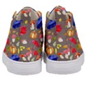 Autumn Seamless Background Leaves Kids  Mid-Top Canvas Sneakers View4