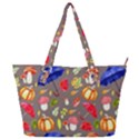 Autumn Seamless Background Leaves Full Print Shoulder Bag View1