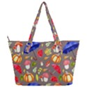 Autumn Seamless Background Leaves Full Print Shoulder Bag View2