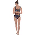 Flowers Flame Abstract Floral Bandaged Up Bikini Set  View2