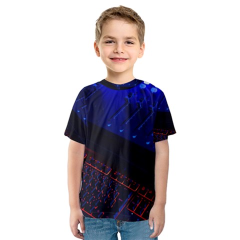 Mixer Console Audio Mixer Studio Kids  Sport Mesh Tee by Jancukart