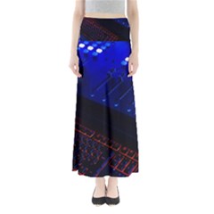 Mixer Console Audio Mixer Studio Full Length Maxi Skirt by Jancukart