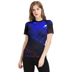 Mixer Console Audio Mixer Studio Women s Short Sleeve Rash Guard