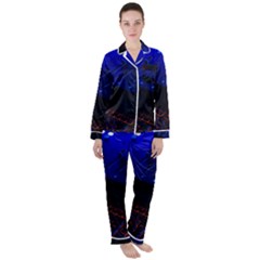 Mixer Console Audio Mixer Studio Women s Long Sleeve Satin Pajamas Set	 by Jancukart