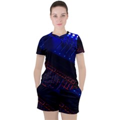 Mixer Console Audio Mixer Studio Women s Tee And Shorts Set