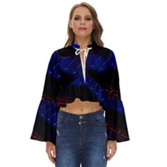 Mixer Console Audio Mixer Studio Boho Long Bell Sleeve Top by Jancukart