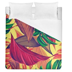 Monstera Tropical Design Beach Duvet Cover (queen Size)