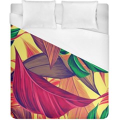 Monstera Tropical Design Beach Duvet Cover (california King Size)