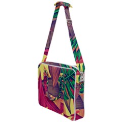 Monstera Tropical Design Beach Cross Body Office Bag