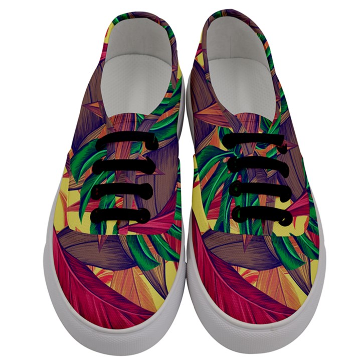 Monstera Tropical Design Beach Men s Classic Low Top Sneakers