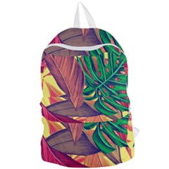 Monstera Tropical Design Beach Foldable Lightweight Backpack