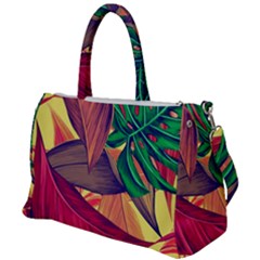 Monstera Tropical Design Beach Duffel Travel Bag by Jancukart