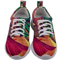 Monstera Tropical Design Beach Kids Athletic Shoes by Jancukart