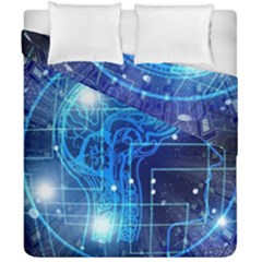 Artificial Intelligence Brain Think Art Duvet Cover Double Side (california King Size) by Jancukart