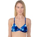 Artificial Intelligence Brain Think Art Reversible Tri Bikini Top View1