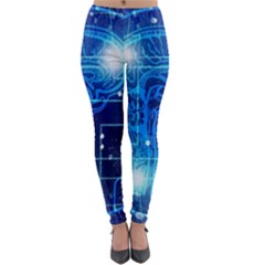 Artificial Intelligence Brain Think Art Lightweight Velour Leggings