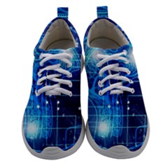 Artificial Intelligence Brain Think Art Women Athletic Shoes