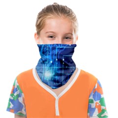 Artificial Intelligence Brain Think Art Face Covering Bandana (kids)