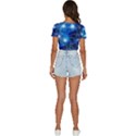 Artificial Intelligence Brain Think Art V-Neck Crop Top View4