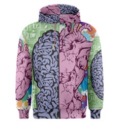 Brain Heart Balance Emotion Art Men s Core Hoodie