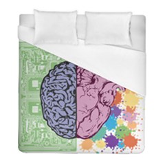 Brain Heart Balance Emotion Art Duvet Cover (full/ Double Size)