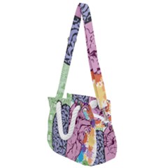 Brain Heart Balance Emotion Art Rope Handles Shoulder Strap Bag