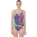 Brain Heart Balance Emotion Art Cut Out Top Tankini Set View1