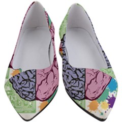 Brain Heart Balance Emotion Art Women s Block Heels 