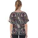 Mental Human Experience Mindset Art V-Neck Dolman Drape Top View2