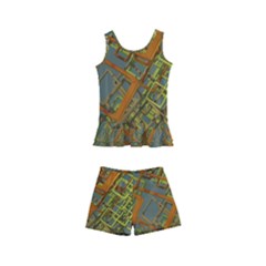 Art 3d Windows Modeling Dimension Kids  Boyleg Swimsuit by Ravend