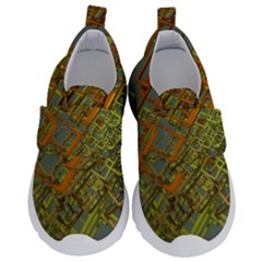 Art 3d Windows Modeling Dimension Kids  Velcro No Lace Shoes by Ravend