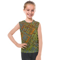 Art 3d Windows Modeling Dimension Kids  Mesh Tank Top by Ravend