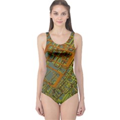 Art 3d Windows Modeling Dimension One Piece Swimsuit by Ravend