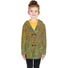 Art 3d Windows Modeling Dimension Kids  Double Breasted Button Coat by Ravend