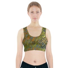 Art 3d Windows Modeling Dimension Sports Bra With Pocket by Ravend