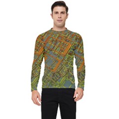 Art 3d Windows Modeling Dimension Men s Long Sleeve Rash Guard by Ravend