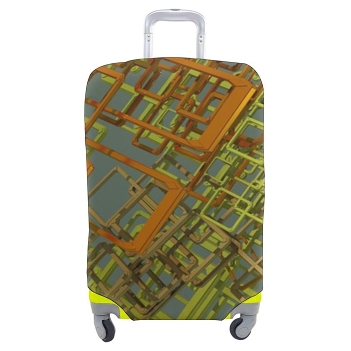 Art 3d Windows Modeling Dimension Luggage Cover (Medium)